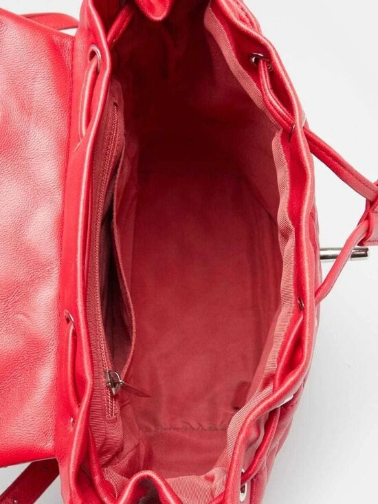 Chanel Red Quilted Lambskin Leather Small Urban Spirit Backpack Bag main image 5